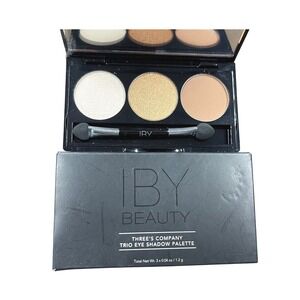 IBY BEAUTY Three Companions Trio Eye Shadow Palette Shimmer Bronze Matte
